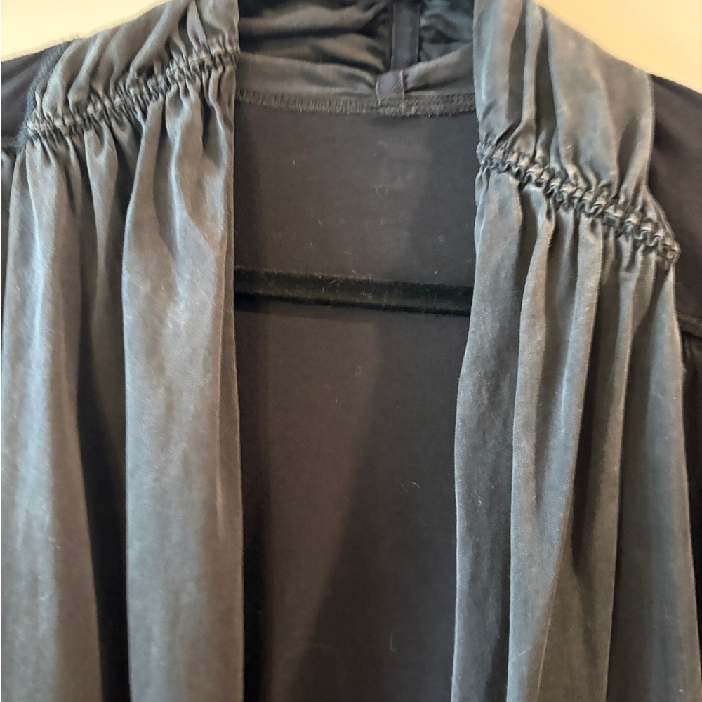 Lululemon Your Best Breath Wrap Vitasea Open Front Cardigan Gray Black - Picture 6 of 14
